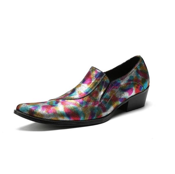 dress shoes korean personality hit color stitching mens casual leather british style stage show pointed, Black
dress shoes korean personality hit color stitching mens casual leather british style stage show pointed, Black