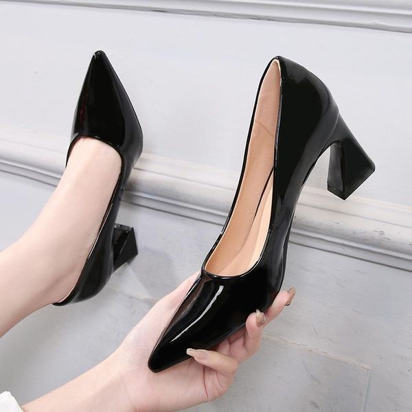 dress shoes summer black woman pumps rubber sole pointed toe patent leather high heels party women stiletto office work elegant
dress shoes summer black woman pumps rubber sole pointed toe patent leather high heels party women stiletto office work elegant