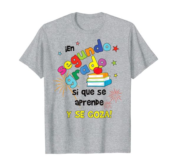 Spanish Second Grade Teacher Graphic T-Shirt, Mainly pictures