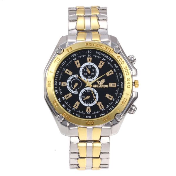 watch orlando big dial three eye steel band men's business sports alloy quartz, Slivery;brown
watch orlando big dial three eye steel band men's business sports alloy quartz, Slivery;brown