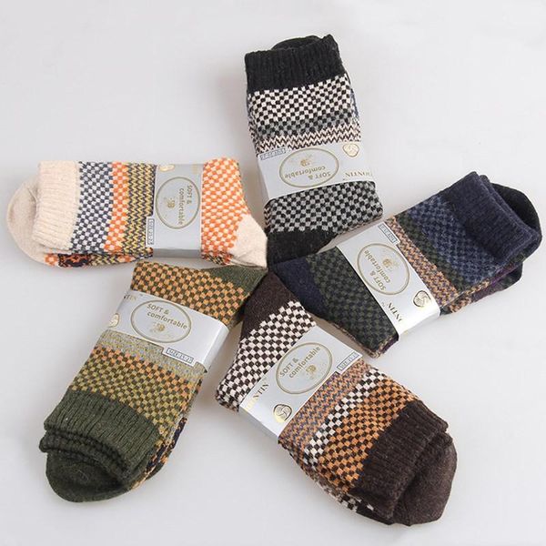 men's socks 5 pairs/lot men winter thick warm stripe wool casual calcetines hombre sock business male, Black
men's socks 5 pairs/lot men winter thick warm stripe wool casual calcetines hombre sock business male, Black