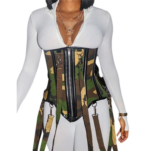 women's shapers women asymmetry corset, adults sleeveless camouflage/plaid zip shapewear with strap, Black;white
women's shapers women asymmetry corset, adults sleeveless camouflage/plaid zip shapewear with strap, Black;white