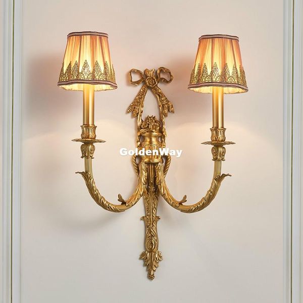 wall lamp european-style w40cm h55cm solid brass e14 led construction decorative light stair balcony lamparas
wall lamp european-style w40cm h55cm solid brass e14 led construction decorative light stair balcony lamparas