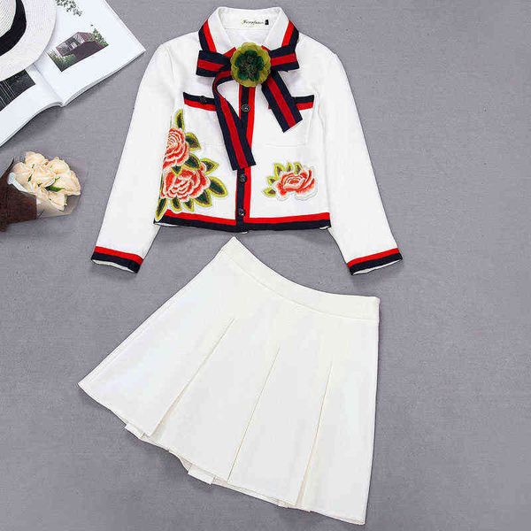 autumn fashion women 2 piece skirt sets office elegant embroidery ladies long sleeve blazer set female crop skirt suit 211119, White
autumn fashion women 2 piece skirt sets office elegant embroidery ladies long sleeve blazer set female crop skirt suit 211119, White