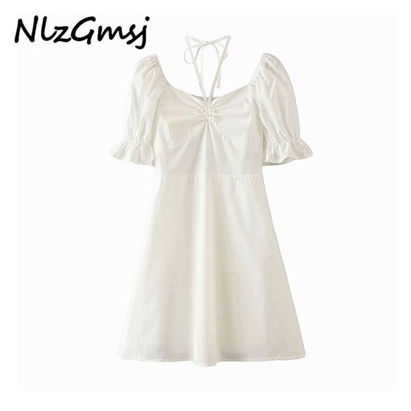 nlzgmsj women chic fashion puff sleeves pleated mini dress vintage v neck side zipper female dresses vestidos mujer 210628, Black;gray
nlzgmsj women chic fashion puff sleeves pleated mini dress vintage v neck side zipper female dresses vestidos mujer 210628, Black;gray