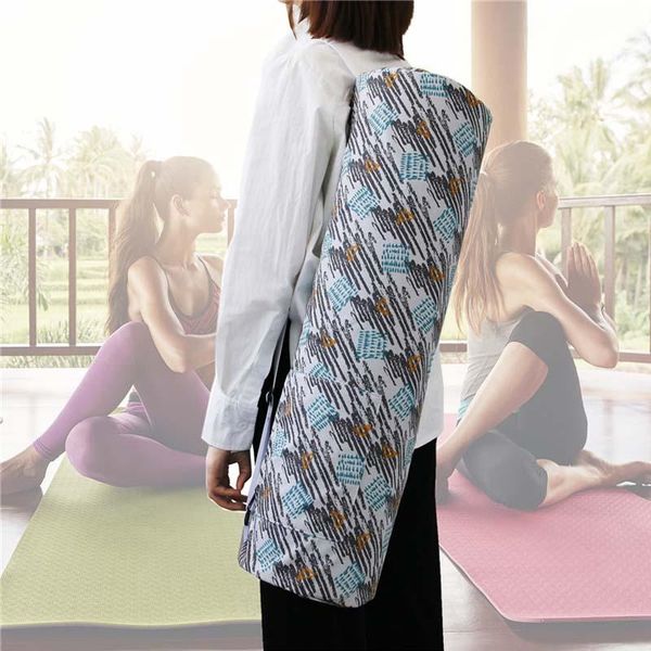 waterproof canvas yoga mat bag printing portable storage carry adjustable strap sports knapsack multifunction gym case mats
waterproof canvas yoga mat bag printing portable storage carry adjustable strap sports knapsack multifunction gym case mats