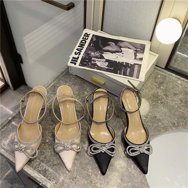 sandals pointed toe butterfly-knot rhinestone women crystal stiletto buckle high heels d'orsay summer wedding shoes, Black
sandals pointed toe butterfly-knot rhinestone women crystal stiletto buckle high heels d'orsay summer wedding shoes, Black