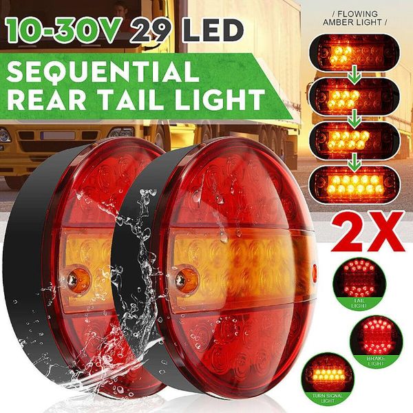 2x dynamic round hamburger led tail light rear brake indicator lamp trailer van driving turn signal emergency lights
2x dynamic round hamburger led tail light rear brake indicator lamp trailer van driving turn signal emergency lights