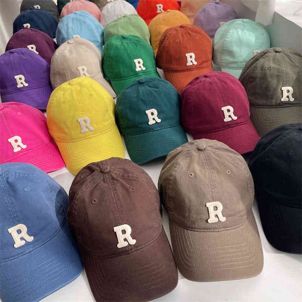hats caps r letter color baseball female summer korean soft sun shading student couple hat, Blue;gray
hats caps r letter color baseball female summer korean soft sun shading student couple hat, Blue;gray