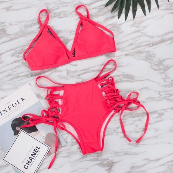 one-piece suits women's high waist swimwear bandage bikini set push-up padded bra bathing suit swimsuit
one-piece suits women's high waist swimwear bandage bikini set push-up padded bra bathing suit swimsuit