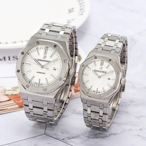 ap luxury men's watch automatic movement all stainless steel watch 2813 waterproof luminous mechanical watch, Slivery;brown
ap luxury men's watch automatic movement all stainless steel watch 2813 waterproof luminous mechanical watch, Slivery;brown