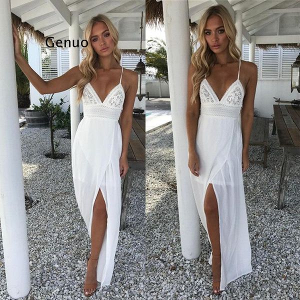 summer women boho sleeveless v neck hollow out backless cross bandage high waist slim beach evening party sling maxi dress women's swim, White;black
summer women boho sleeveless v neck hollow out backless cross bandage high waist slim beach evening party sling maxi dress women's swim, White;black