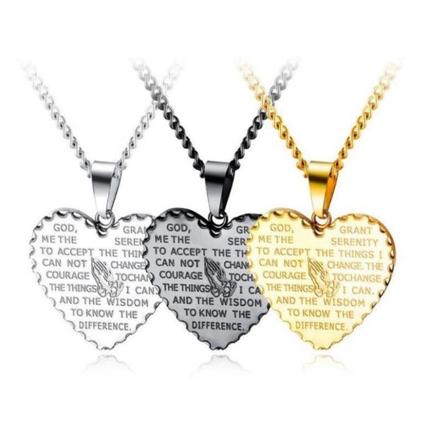 pendant necklaces men design heart-shaped chain necklace couple commemorative stainless steel simple letter amulet jewelry, Silver
pendant necklaces men design heart-shaped chain necklace couple commemorative stainless steel simple letter amulet jewelry, Silver