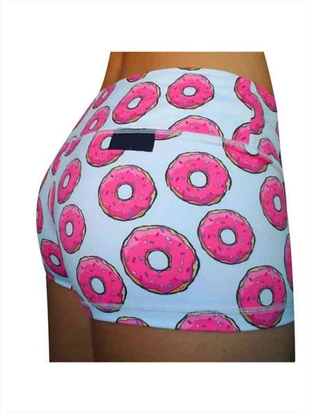 fitness fashion donut womens short print high waist strech running jogger pants tracksuit, White;black
fitness fashion donut womens short print high waist strech running jogger pants tracksuit, White;black