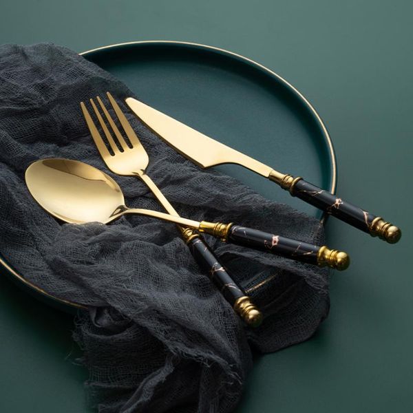 european luxury dinnerware set eco friendly stainless steel fork spoon knife zero waste vaisselle kitchen accessories jq sets
european luxury dinnerware set eco friendly stainless steel fork spoon knife zero waste vaisselle kitchen accessories jq sets