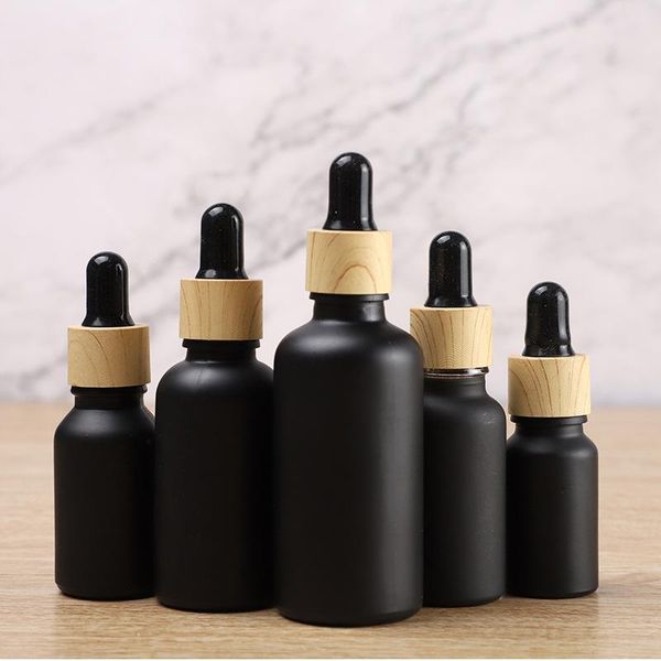 storage bottles & jars dropper bottle tubes frosted black glass liquid for essential pipette container refillable
storage bottles & jars dropper bottle tubes frosted black glass liquid for essential pipette container refillable