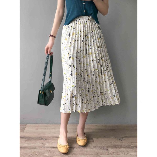 casual dresses drape floral pleated skirt women's 2021 summer saias korean high waisted slim mid length elegant ly22, Black;gray
casual dresses drape floral pleated skirt women's 2021 summer saias korean high waisted slim mid length elegant ly22, Black;gray