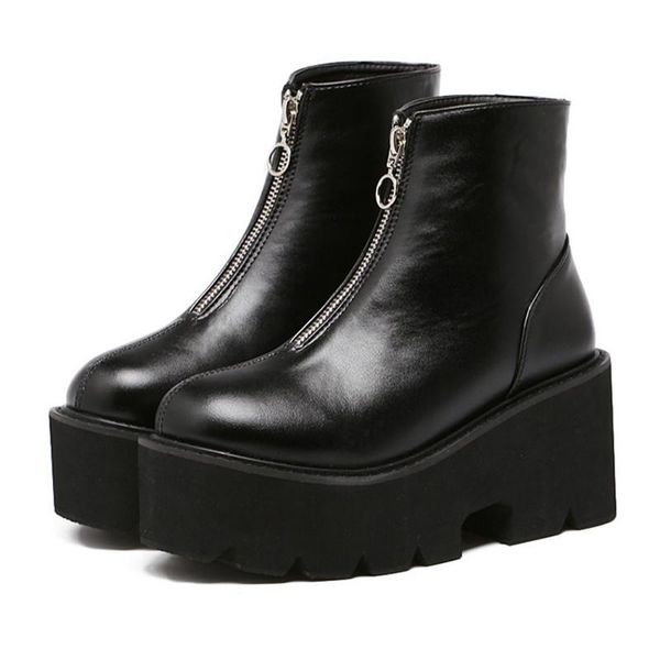 boots ochanmeb size 33-43 women chunky thick high heels platform goth shoes woman black front zipper ankle short booties stylish
boots ochanmeb size 33-43 women chunky thick high heels platform goth shoes woman black front zipper ankle short booties stylish