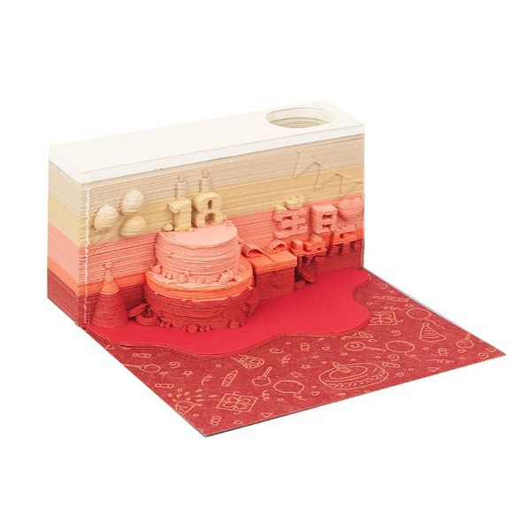 party favor omoshiroi block 3d notepad cubes155 sheets cute mini birthday cake model memo cube office message note pad gifts
party favor omoshiroi block 3d notepad cubes155 sheets cute mini birthday cake model memo cube office message note pad gifts