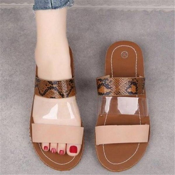 sandals 2021 summer fashion transparent snake pattern beach and slippers women's solid color casual flat large size, Black
sandals 2021 summer fashion transparent snake pattern beach and slippers women's solid color casual flat large size, Black