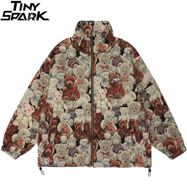 men's jackets hip hop streetwear jacket 2021 mens vintage retro funny bear coat autumn winter harajuku cotton zipper outwear, Black;brown
men's jackets hip hop streetwear jacket 2021 mens vintage retro funny bear coat autumn winter harajuku cotton zipper outwear, Black;brown