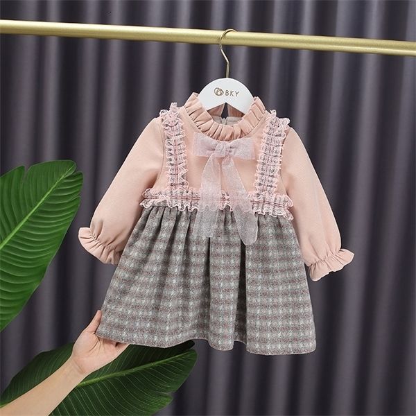 girl's dresses winter baby girls sweet thickened plus velvet fake two-piece ladies woolen bow princess long sleeve dress kids 1026, Red;yellow
girl's dresses winter baby girls sweet thickened plus velvet fake two-piece ladies woolen bow princess long sleeve dress kids 1026, Red;yellow