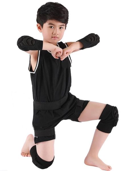 elbow & knee pads 1 pair children sponge thickened dance running skating snowboard support protection outdoor sports equipment, Black;gray
elbow & knee pads 1 pair children sponge thickened dance running skating snowboard support protection outdoor sports equipment, Black;gray