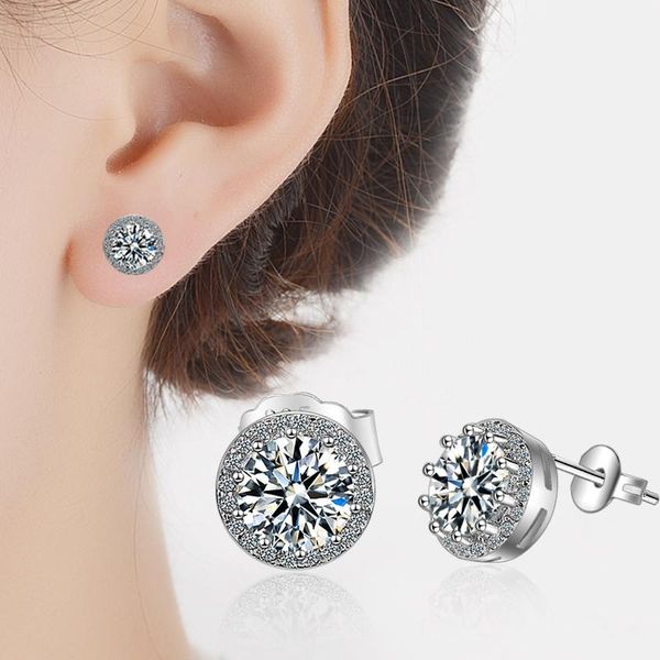 stud 10mm 5a shiny zirconia earrings fashion luxury s925 silver wedding engagement party ear jewelry gifts for women, Golden;silver
stud 10mm 5a shiny zirconia earrings fashion luxury s925 silver wedding engagement party ear jewelry gifts for women, Golden;silver