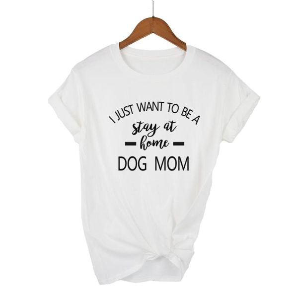 women's t-shirt i just want to be a stay at home dog mom women casual tees trendy 90s fashion personal female t shirt 2021, White
women's t-shirt i just want to be a stay at home dog mom women casual tees trendy 90s fashion personal female t shirt 2021, White