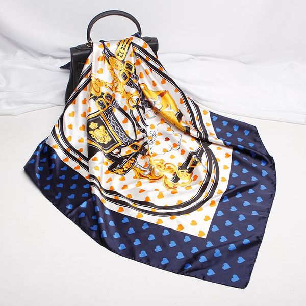 scarves fxaass bandana women hijab square scarf fashion ladies retro luxury silk shawl leather belt 90*90cm cape muslim headscarf, Blue;gray
scarves fxaass bandana women hijab square scarf fashion ladies retro luxury silk shawl leather belt 90*90cm cape muslim headscarf, Blue;gray