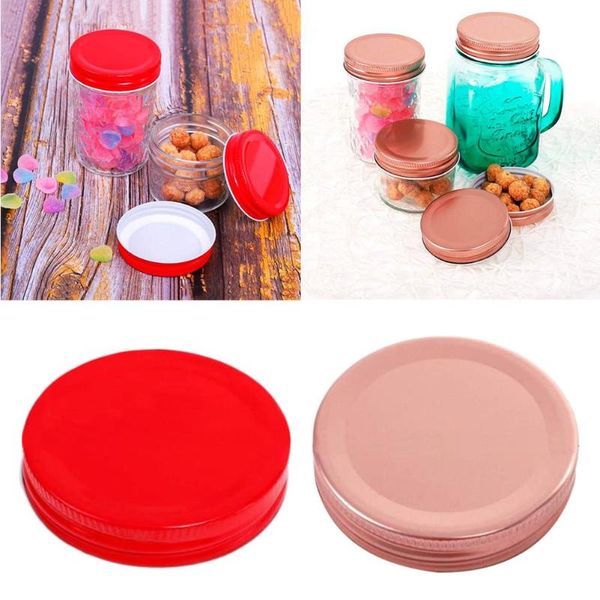 kitchen storage & organization 10pcs mason jar lids 70mm regular mouth colored caps with silicone rings for canning jars
kitchen storage & organization 10pcs mason jar lids 70mm regular mouth colored caps with silicone rings for canning jars