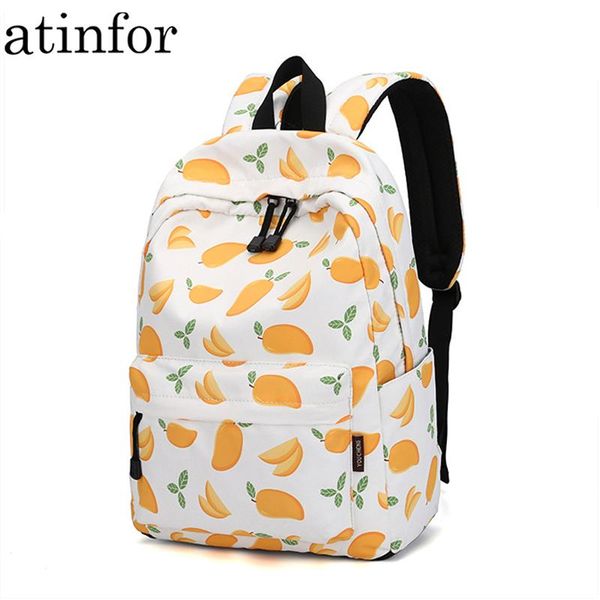 backpack atinfor waterproof women fruit printing cute girl junior high school student schoolbag large capacity bookbag
backpack atinfor waterproof women fruit printing cute girl junior high school student schoolbag large capacity bookbag