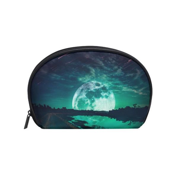 fengju multifuncition shell cosmetic bag purse half moon hanging travel toiletry pouch for girls woman lake bags & cases
fengju multifuncition shell cosmetic bag purse half moon hanging travel toiletry pouch for girls woman lake bags & cases