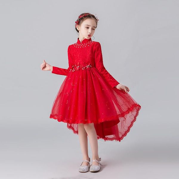 girl tail ball gown flower dresses with long sleeves red kids communion lace pageant year dress ethnic clothing
girl tail ball gown flower dresses with long sleeves red kids communion lace pageant year dress ethnic clothing