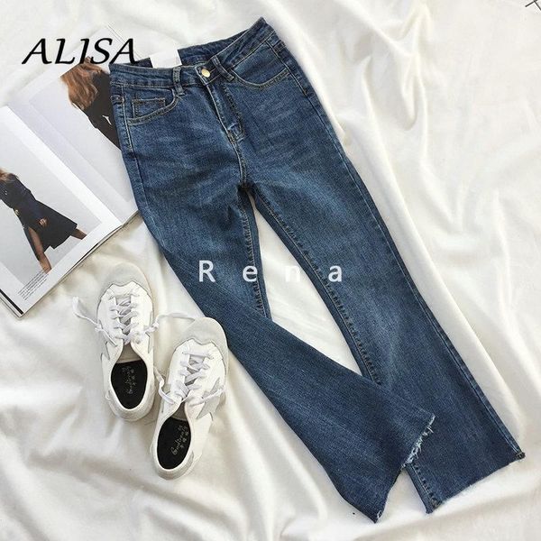 women's jeans women kreoan high waist fashion spring autumn vintage blue button denim boot cut pants ankle-length
women's jeans women kreoan high waist fashion spring autumn vintage blue button denim boot cut pants ankle-length