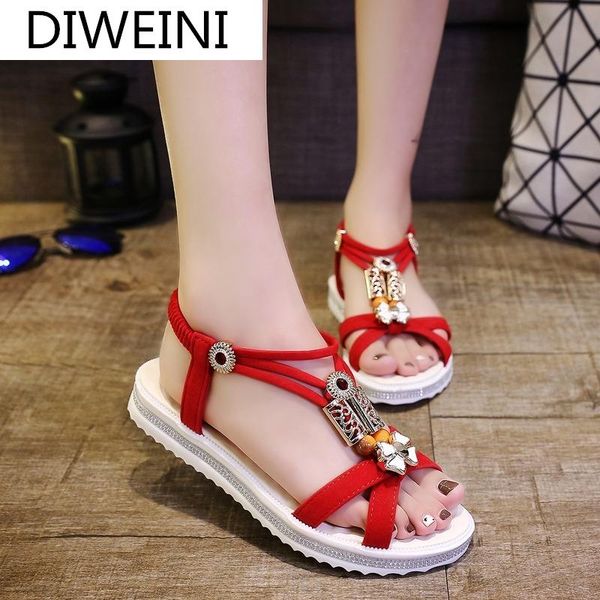 fashion women's shoes flat open toe beaded comfortable beach summer woman non-slip wear-resistant sandals, Black
fashion women's shoes flat open toe beaded comfortable beach summer woman non-slip wear-resistant sandals, Black