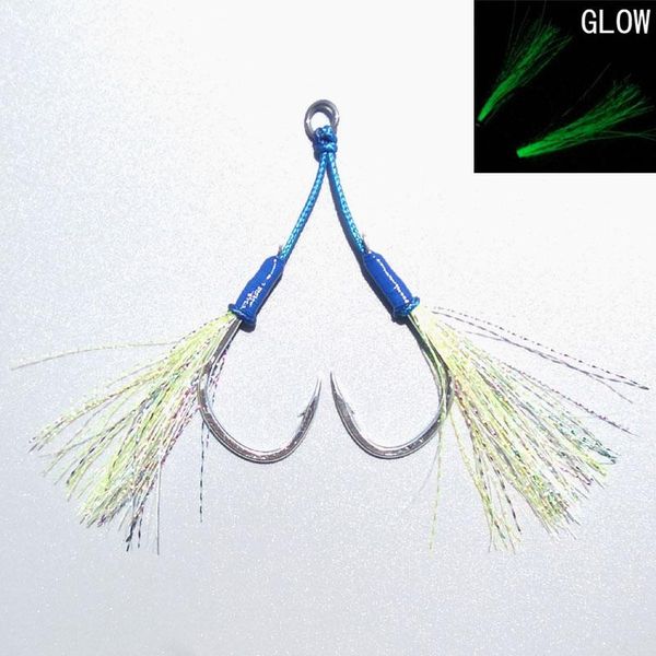 fishing hooks 2pairs/sets 2/0 3/0 4/0 5/0 slow jig hook with glow feather assist double fish saltwater inchiku for tackles snap
fishing hooks 2pairs/sets 2/0 3/0 4/0 5/0 slow jig hook with glow feather assist double fish saltwater inchiku for tackles snap