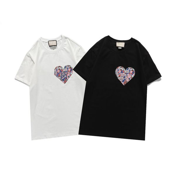 men women t shirts casual fashion pure cotton printing black white men's and women's hip hop t-shirt flowers size s-2xl g, White;black
men women t shirts casual fashion pure cotton printing black white men's and women's hip hop t-shirt flowers size s-2xl g, White;black