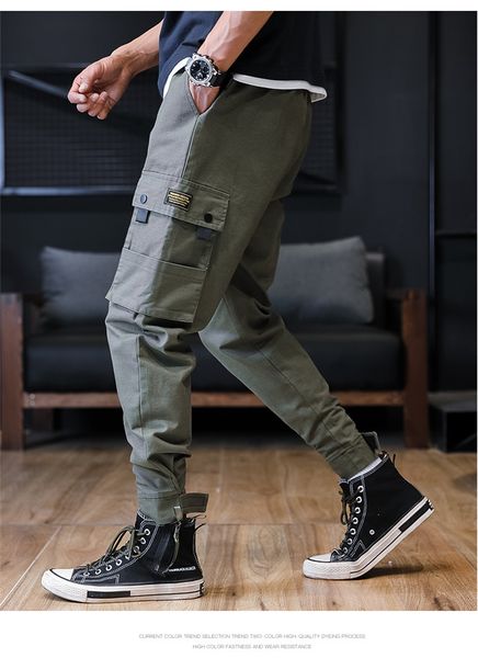 men's pants 2021 summer multi-pocket fashion brand couple work with tools leggings british casual-style men all-match, Black
men's pants 2021 summer multi-pocket fashion brand couple work with tools leggings british casual-style men all-match, Black