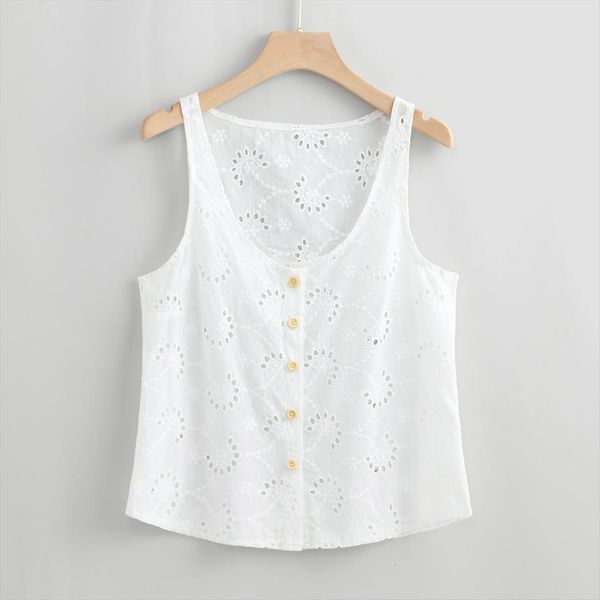 30 summer white womens tank loose shirts hollow out breathable vest sleeveless ropa mujer
30 summer white womens tank loose shirts hollow out breathable vest sleeveless ropa mujer