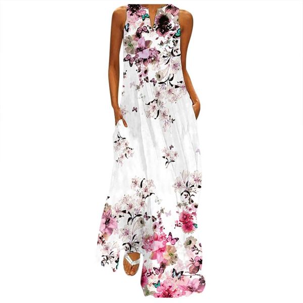 casual dresses female loose sleeveless tank maxi party summer women's fashion vintage plus size floral printing long, Black;gray
casual dresses female loose sleeveless tank maxi party summer women's fashion vintage plus size floral printing long, Black;gray