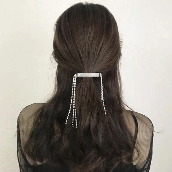 hair clips & barrettes muylinda lady three rows rhinestone tassel hairpin clip luxury crystal headdress women accessories, Golden;silver
hair clips & barrettes muylinda lady three rows rhinestone tassel hairpin clip luxury crystal headdress women accessories, Golden;silver