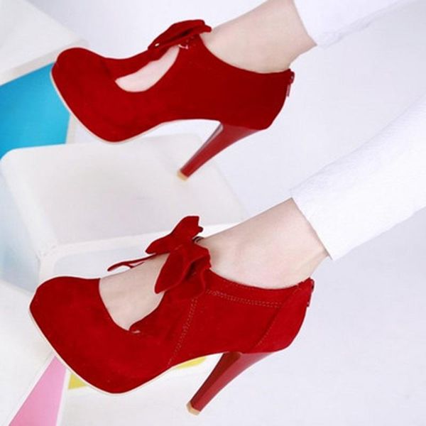 dress shoes red stiletto bow women's oversized loli high heels autumn and winter female party, Black
dress shoes red stiletto bow women's oversized loli high heels autumn and winter female party, Black