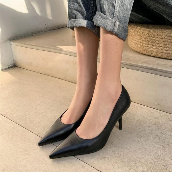 office lady solid consise shallow high heels pumps spring summer stiletto women design party dress shoes woman, Black
office lady solid consise shallow high heels pumps spring summer stiletto women design party dress shoes woman, Black