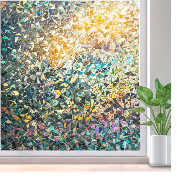 window stickers luckyyj 3d film privacy rainbow effect decorative glass tint self-adhesive anti-uv heat control 
window stickers luckyyj 3d film privacy rainbow effect decorative glass tint self-adhesive anti-uv heat control