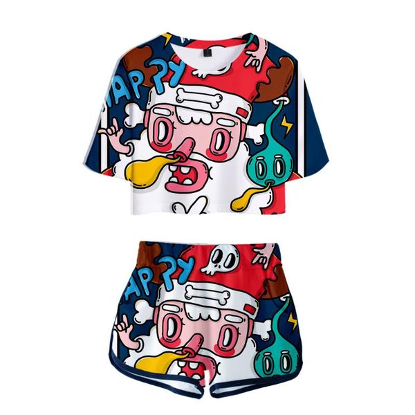 men's t-shirts women sport suit happy merry christmas short sleeve tshirt cartoon casual crop shorts summer two pieces sets, White;black
men's t-shirts women sport suit happy merry christmas short sleeve tshirt cartoon casual crop shorts summer two pieces sets, White;black