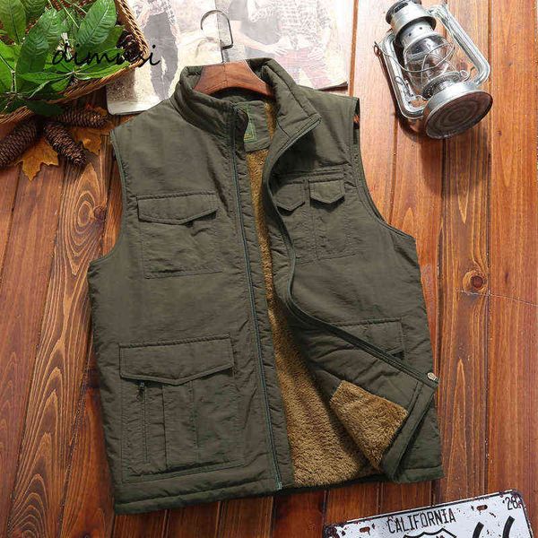 dimusi winter men vest casual fleece warm waistcoats mens thermal vests jackets man army windbreaker sleeveless jackets clothing y1122, Black;brown
dimusi winter men vest casual fleece warm waistcoats mens thermal vests jackets man army windbreaker sleeveless jackets clothing y1122, Black;brown