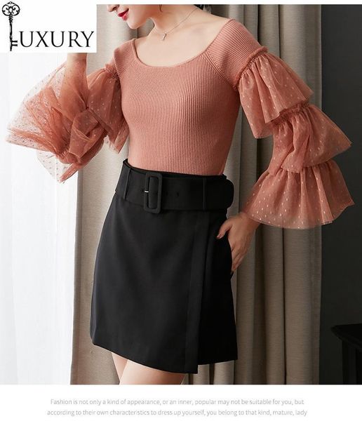 women's sweaters autumn 2021 spring pullovers women slash neck polka dot lace mesh patchwork long sleeve knitted sweater ladies jumpers, White;black
women's sweaters autumn 2021 spring pullovers women slash neck polka dot lace mesh patchwork long sleeve knitted sweater ladies jumpers, White;black
