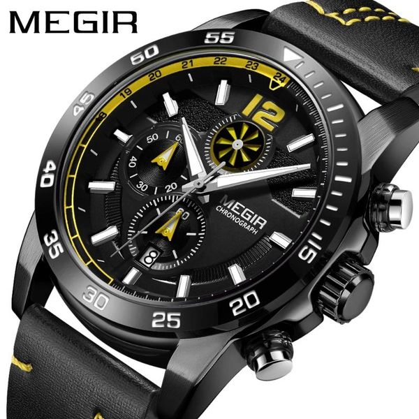 wristwatches megir 2021 waterproof chronograph multifunctional luminous trend watches male calendar watch personality military 2131g, Slivery;brown
wristwatches megir 2021 waterproof chronograph multifunctional luminous trend watches male calendar watch personality military 2131g, Slivery;brown