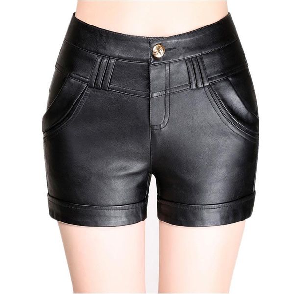 arrival pu leather high waist shorts autumn winter casual women slim fit black color plus size 26-32 women's, White;black
arrival pu leather high waist shorts autumn winter casual women slim fit black color plus size 26-32 women's, White;black